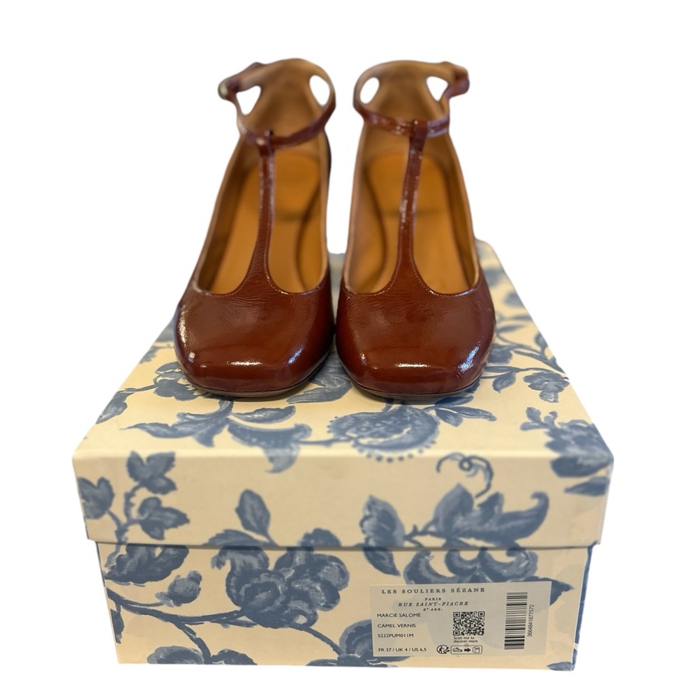 Sezane Marcie Salome shoes in camel size 6.5